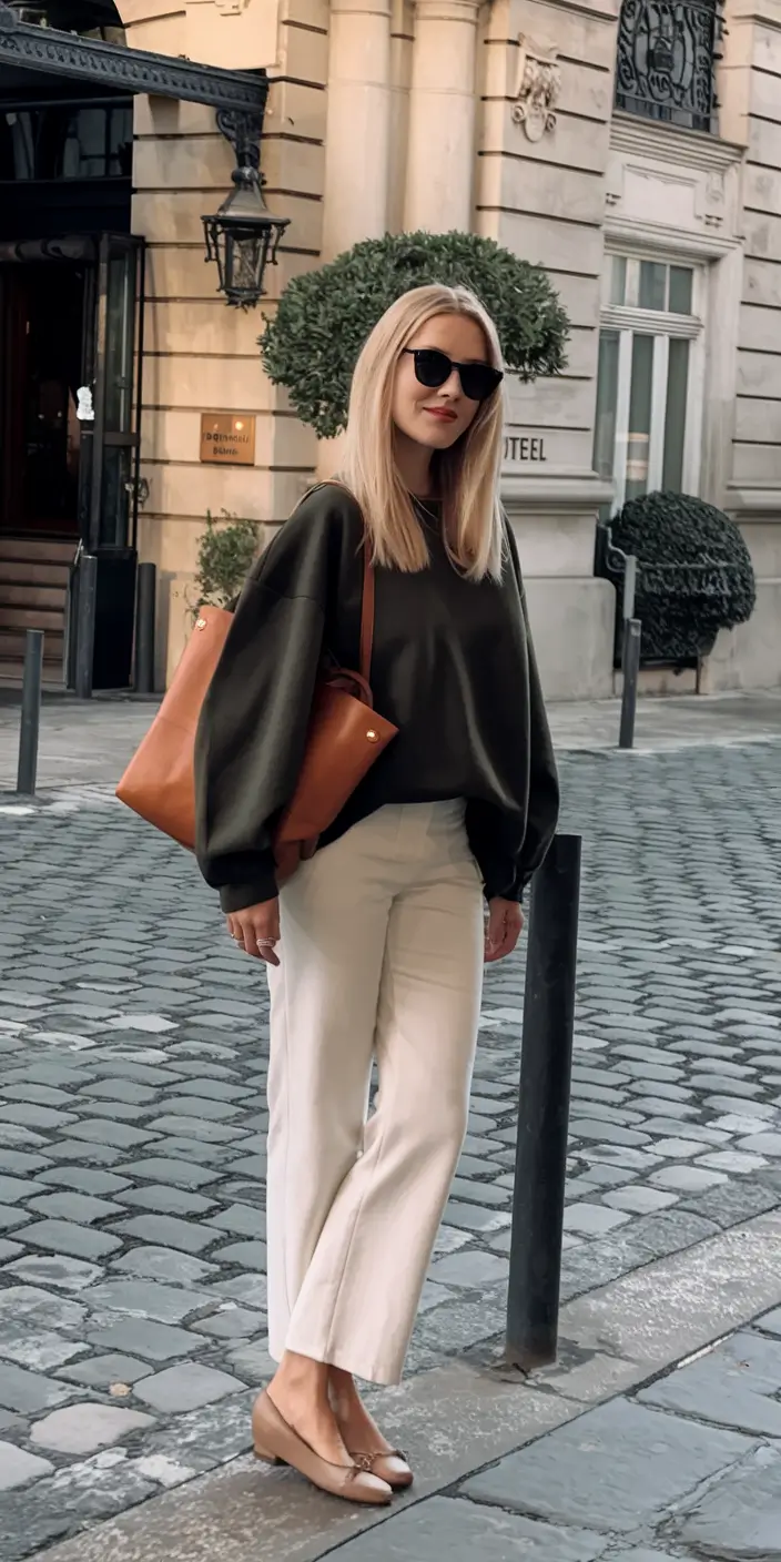 trendy fall outfits for women over 40 - ideas 2025 Timeless Contrast with a Modern Twist