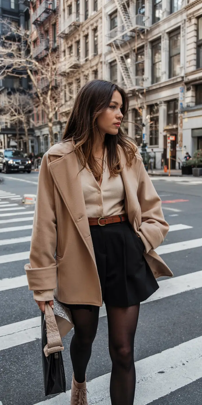 trendy fall outfits ideas 2025 Effortless Uptown Vibes with a Playful Base