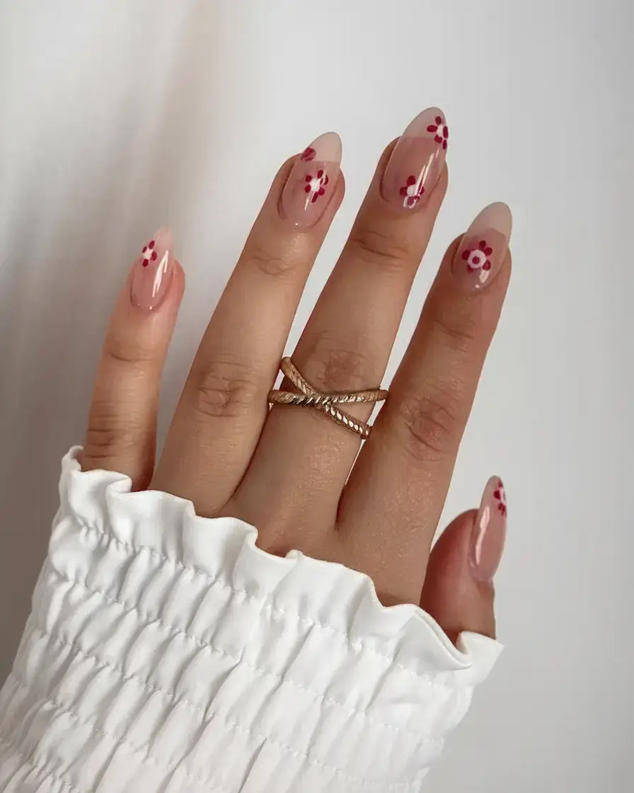 vacation nails perfect for 2025 Cherry Blossom Play
