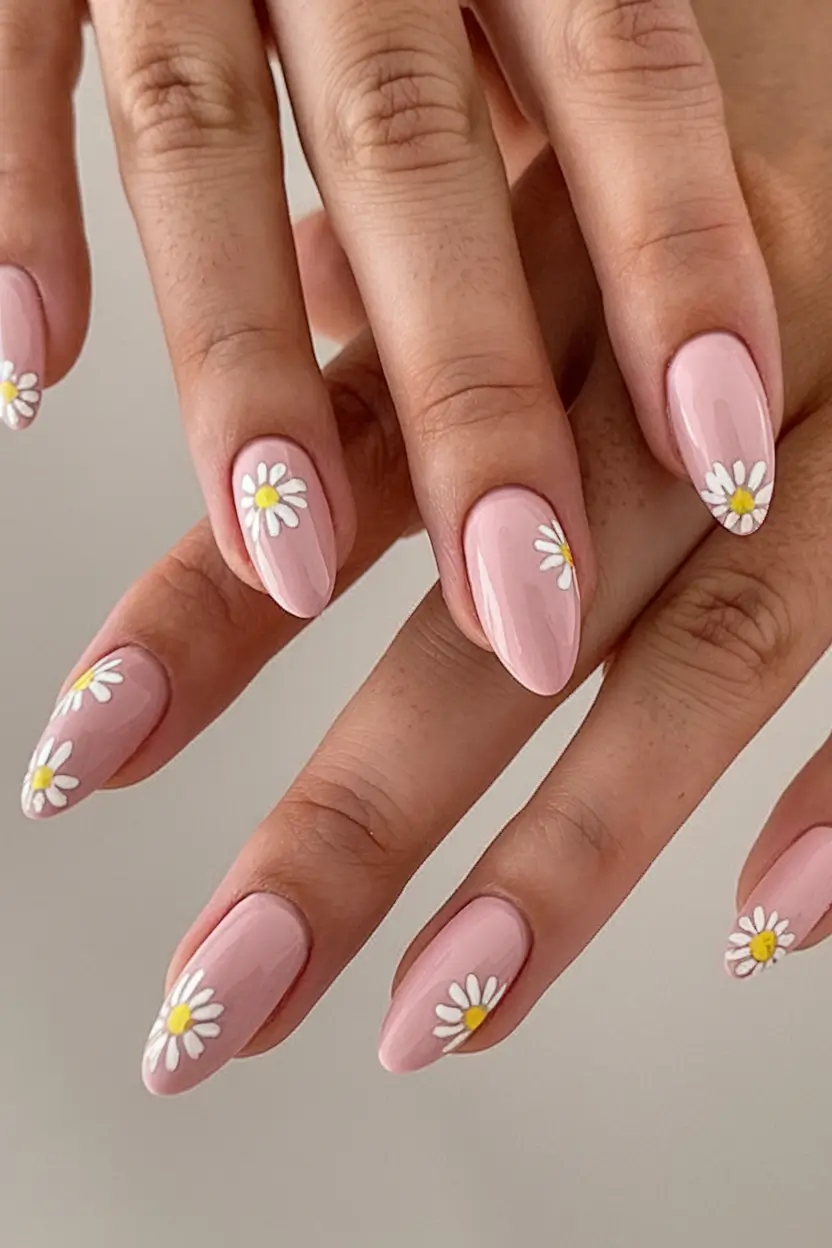 vacation nails you need for summer 2025 Daisy Chain