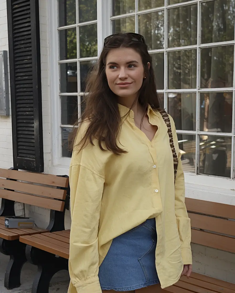 your dream wardrobe guide for july 2025 The Sunshine Button-Down