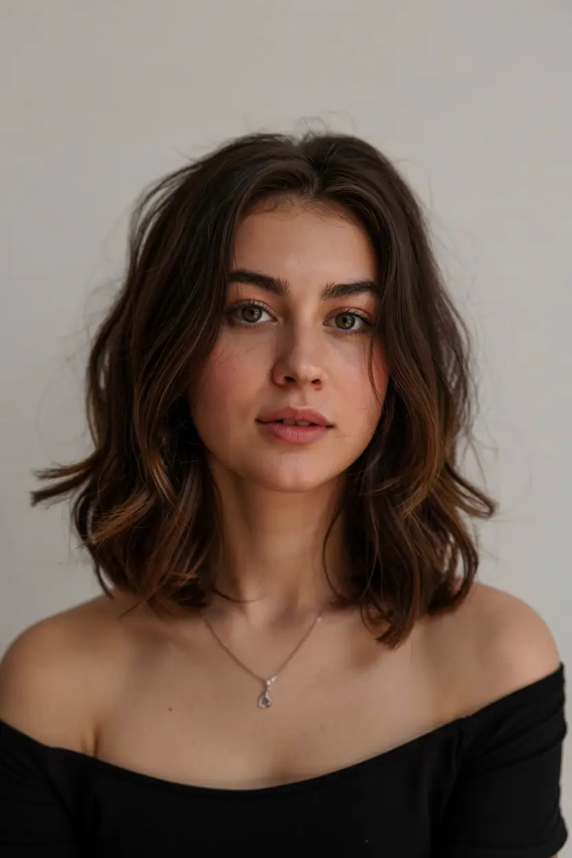 autumn haircuts ideas 2025 Classic Mid-Length Elegance
