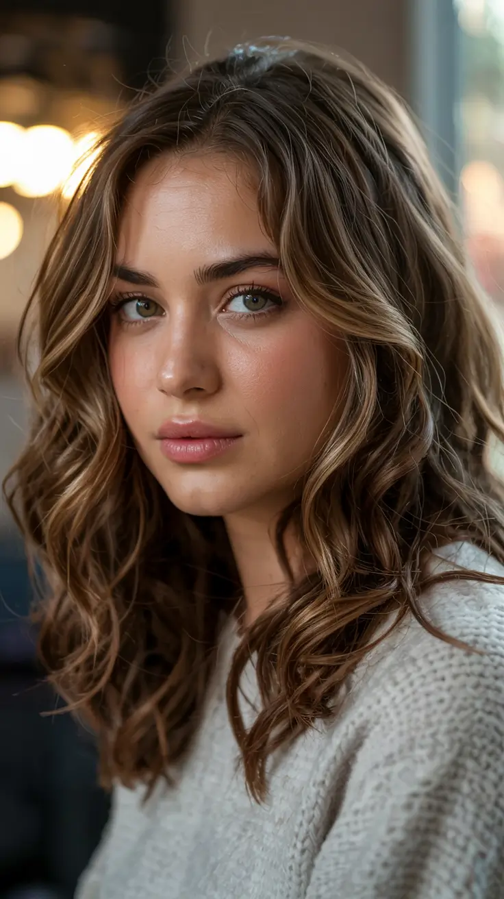 autumn haircuts ideas 2025 Romantic Autumn Curls