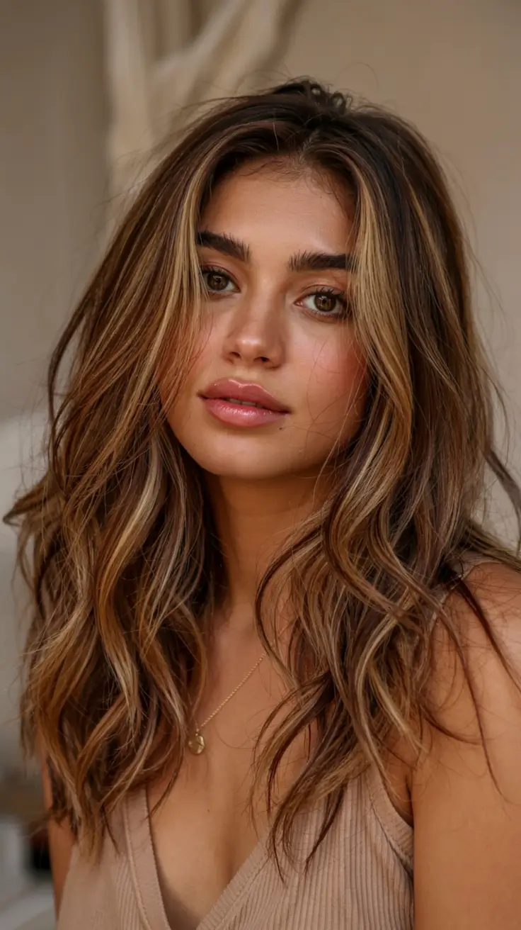 best fall hair colors for cool skin tones 2025+Toasted Mocha Twist with Sunkissed Ends