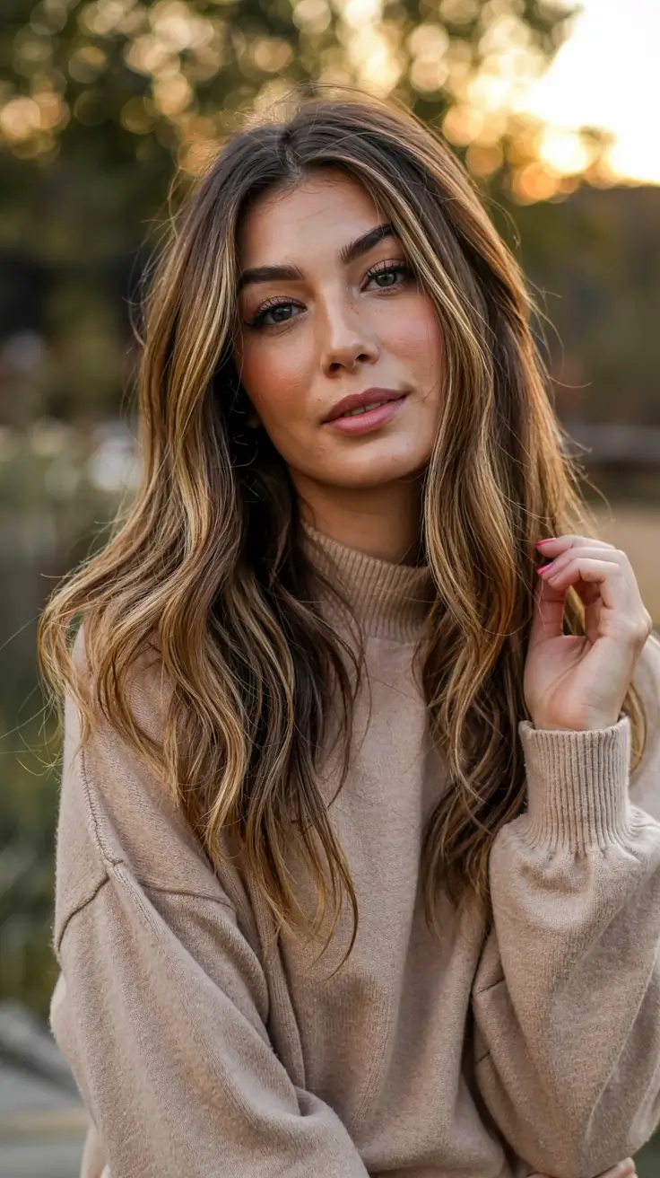 best fall hair colors for cool skin tones 2025 Toffee Balayage Layers with Natural Volume