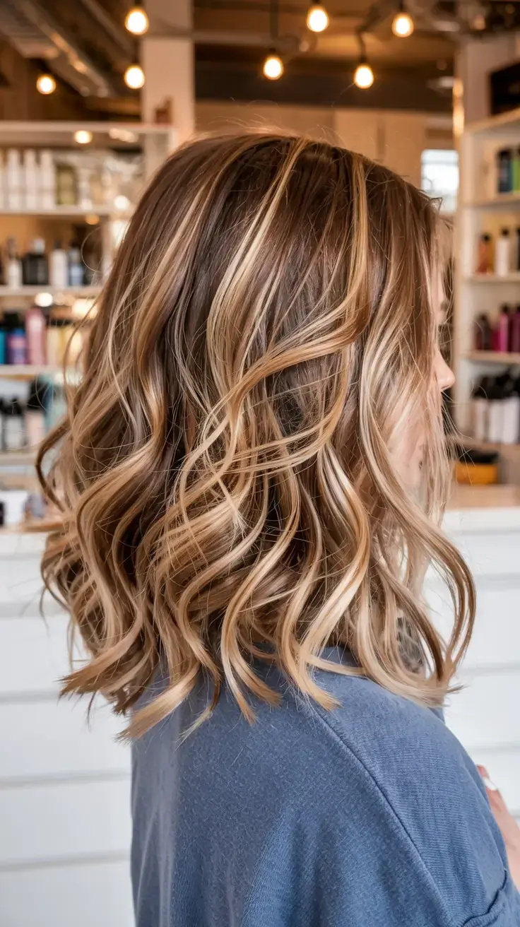 best fall hair colors for warm skin tones 2025+Beige Blonde Curls with Root Smudge