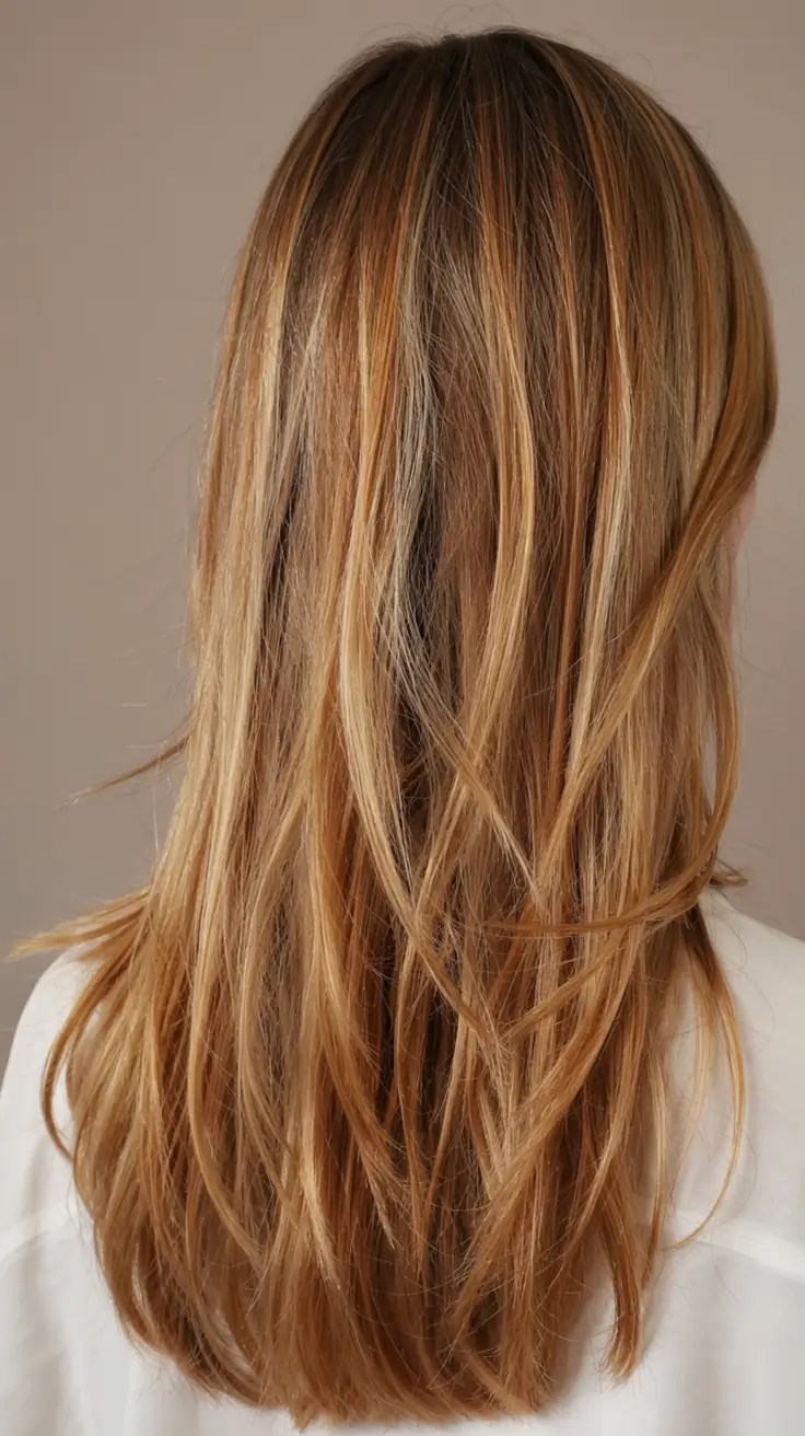 best fall hair colors for warm skin tones 2025+Glossy Mocha Cascade