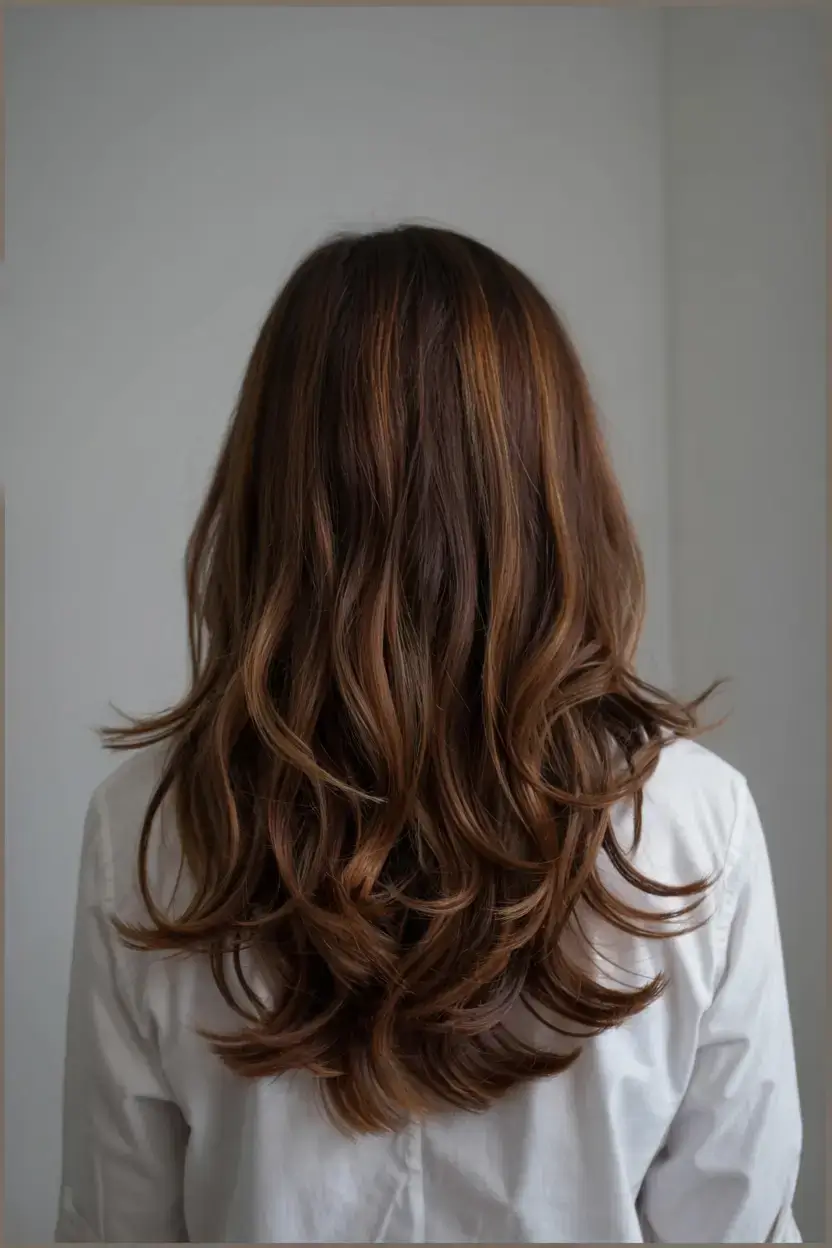best fall hair colors for warm skin tones 2025+Chocolate Cherry Layers with Subtle Shine
