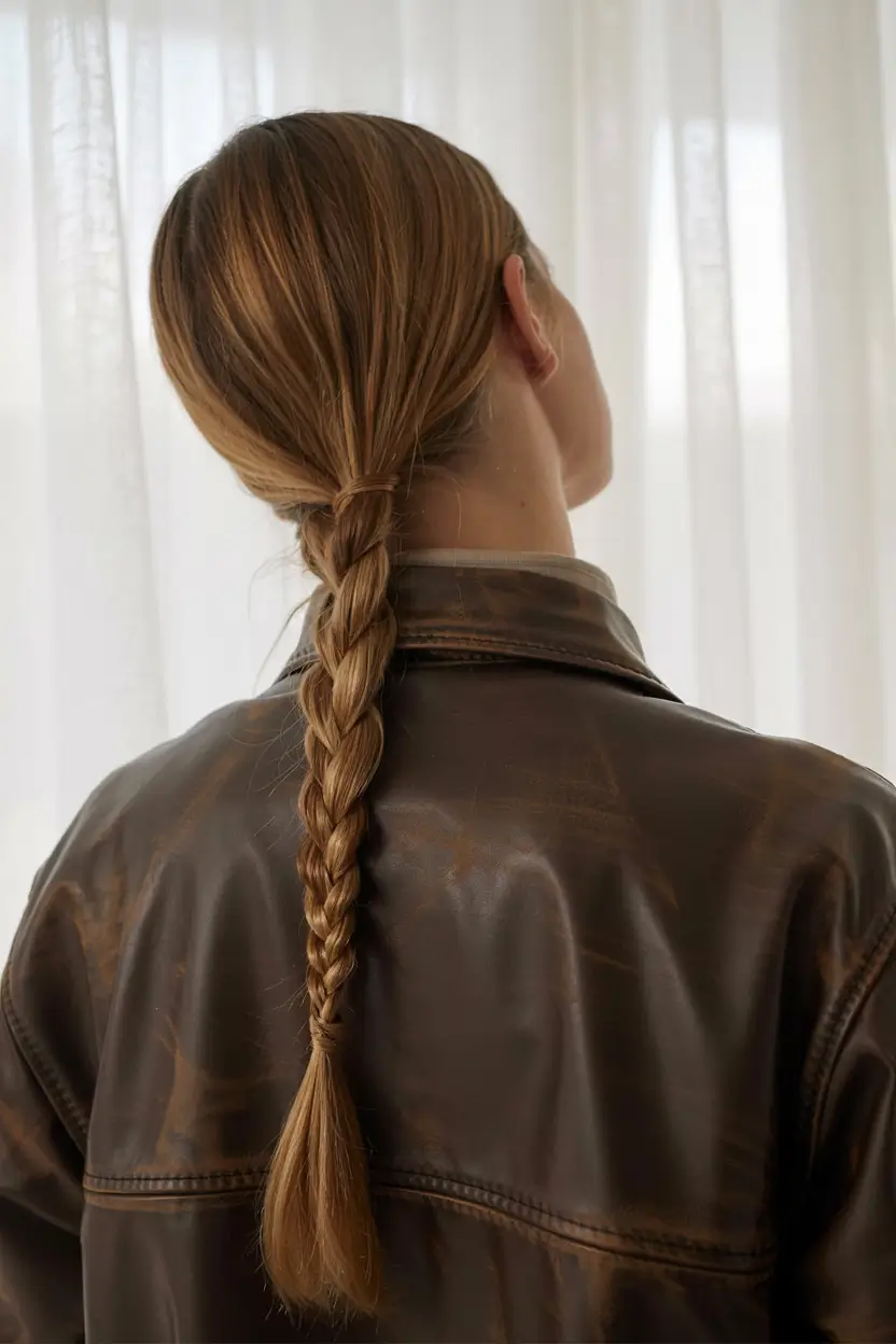 cute fall hairstyles ideas 2025 Clean Low Braid