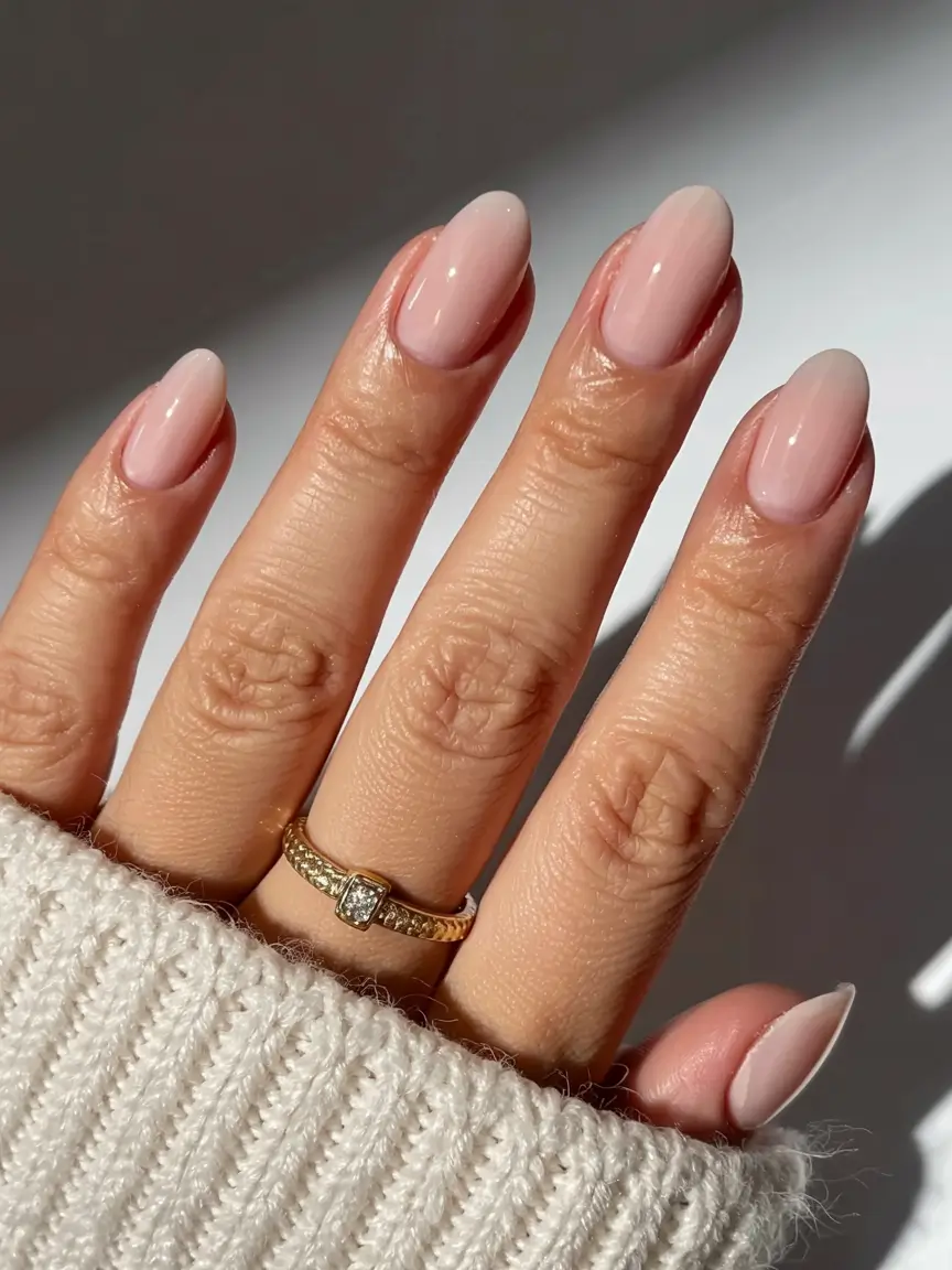 early fall nail colors ideas 2025 Sheer Blush Whisper