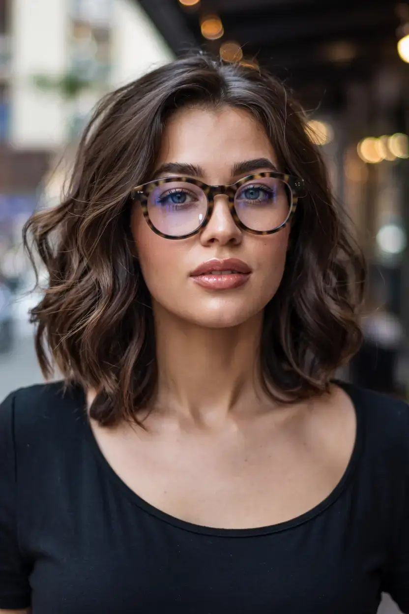 fall 2025 haircuts for plus size women Textured Layers with Rounded Ends