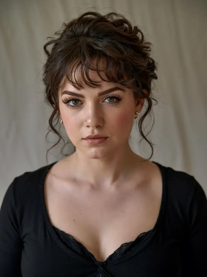 fall 2025 haircuts for plus size women+Mid-Length Glow with Face-Framing Highlights