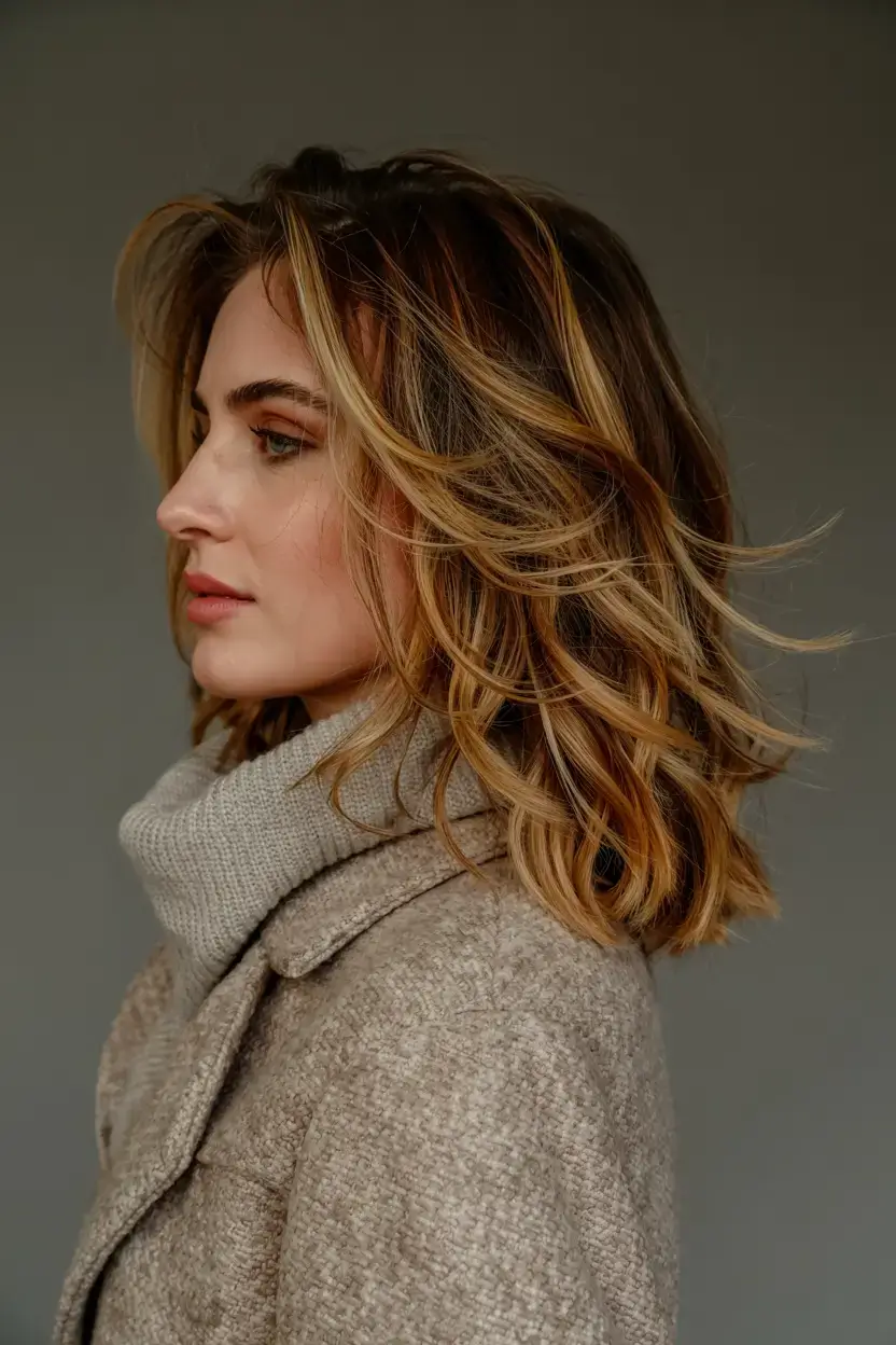 fall 2025 haircuts for women over 50 Textured Bob with Soft Waves