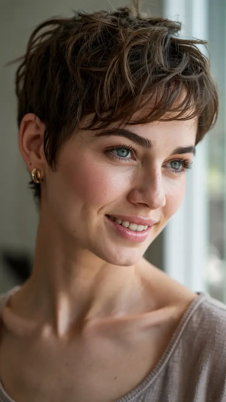 fall 2025 pixie haircut ideas+The Fresh-Cut Cinnamon Crop