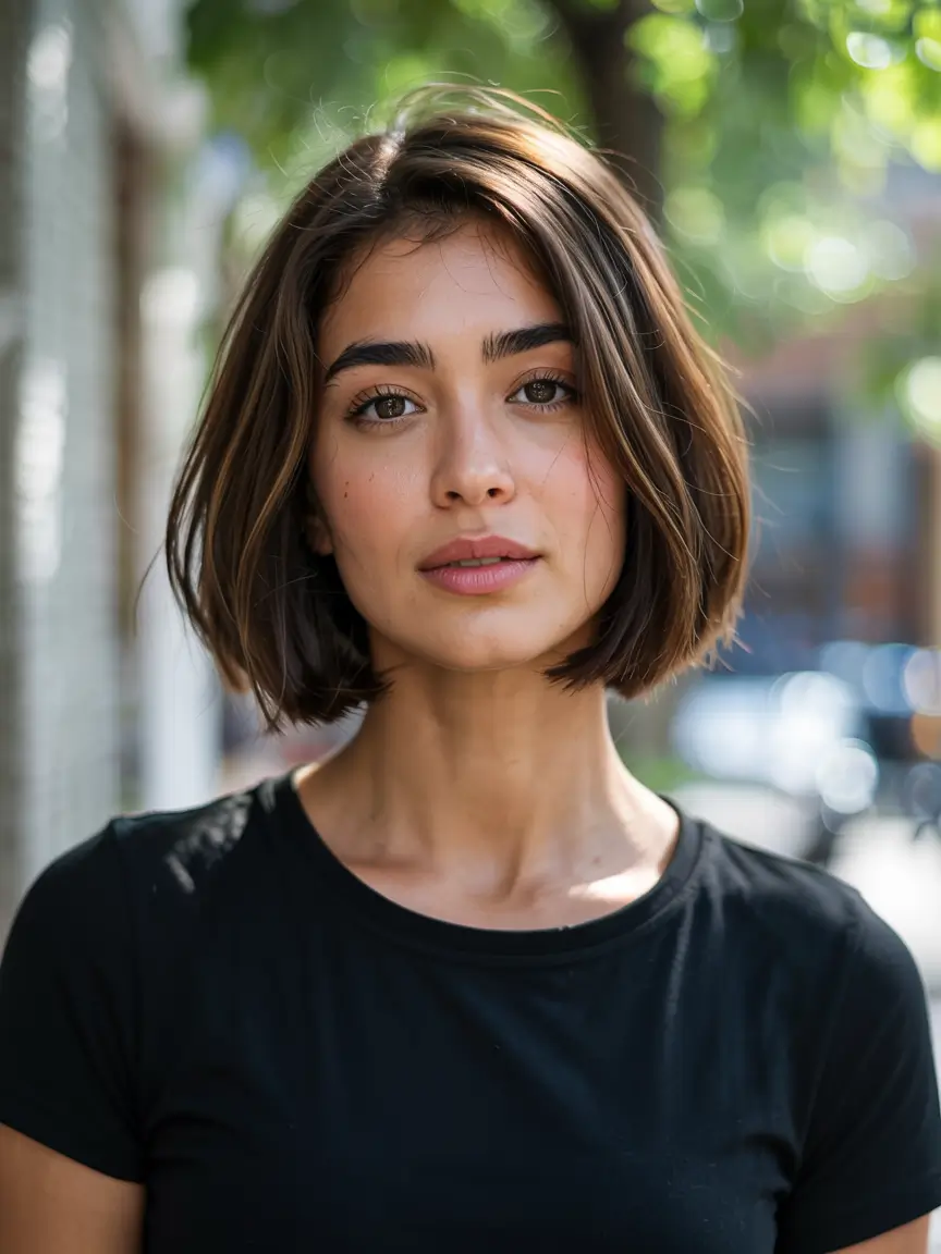 fall bob hairstyle ideas 2025+Low-Key Luxe with Hidden Volume