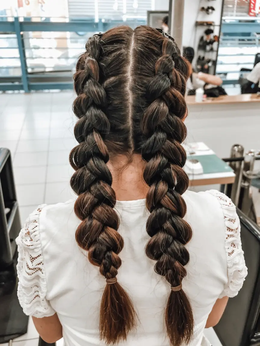 fall braids hairstyle ideas 2025+Braid Bar-Ready Bubble Plaits