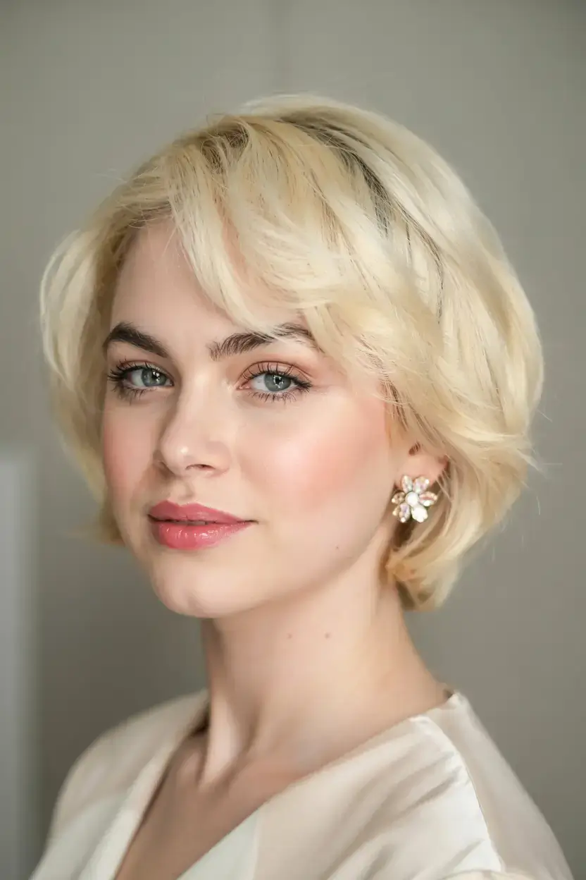 fall haircuts for women over 60 ideas 2025 Classic Creamy Blonde Bob with Soft Layers
