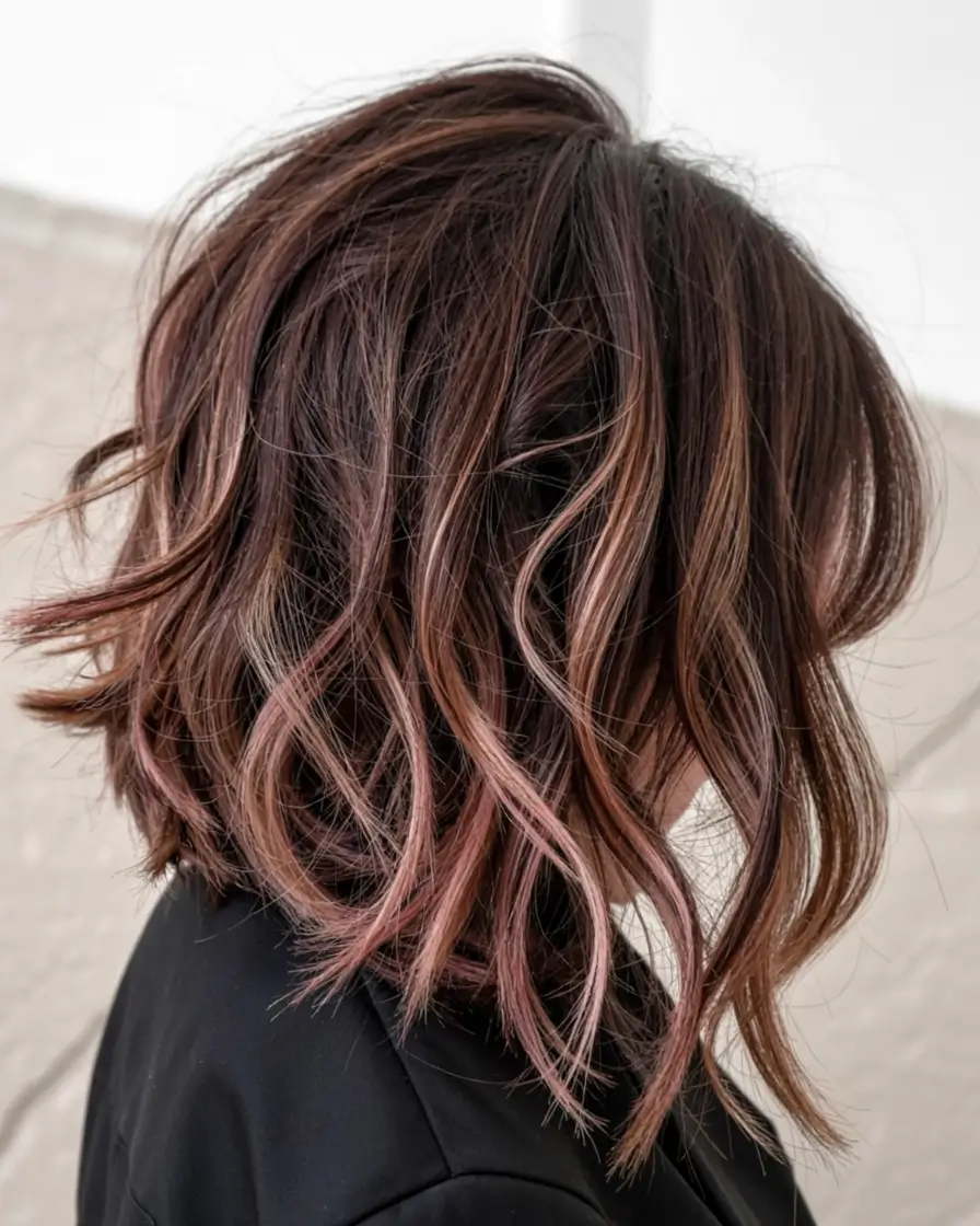 fall hairstyle short hair ideas 2025+Rosewood Lived-In Lob