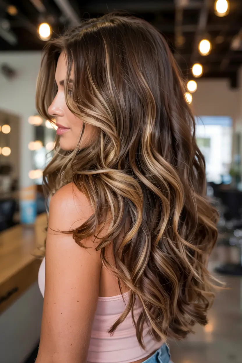 fall hairstyles and colors ideas 2025 Honey Latte Layers