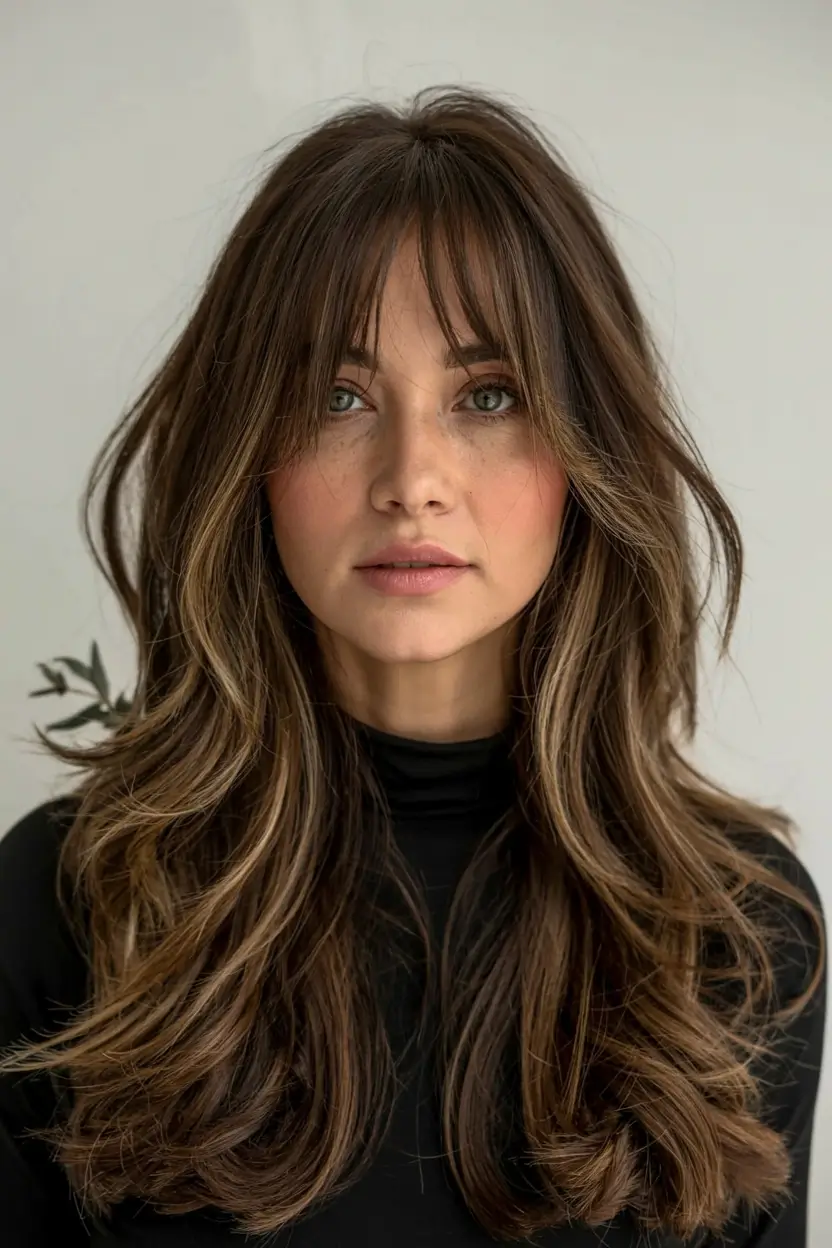 fall hairstyles and colors ideas 2025 Maple-Gloss Layers