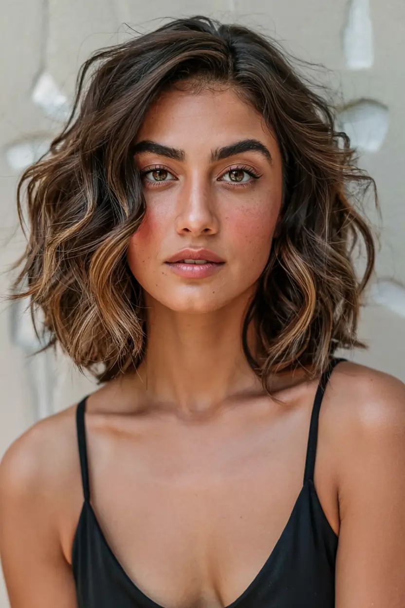 fall hairstyles and colors ideas 2025 Textured Bob