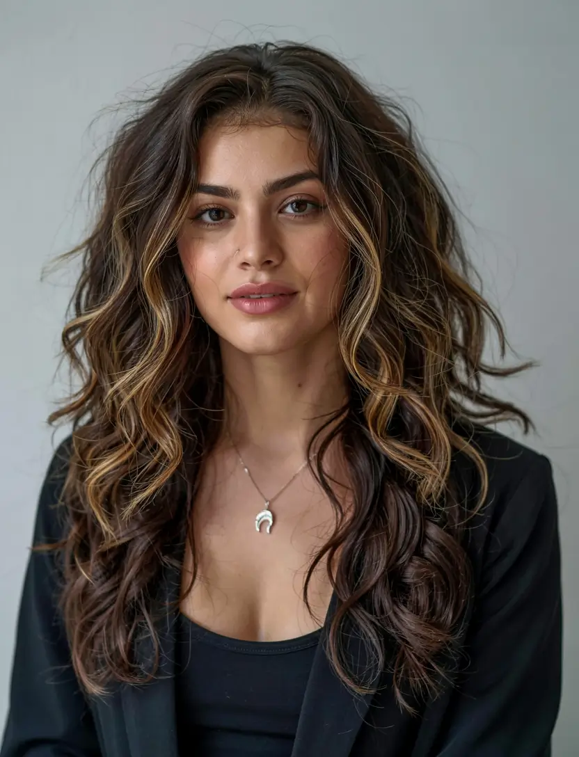 fall hairstyles for women over 40 ideas 2025+Bold Curls with Butterscotch Definition