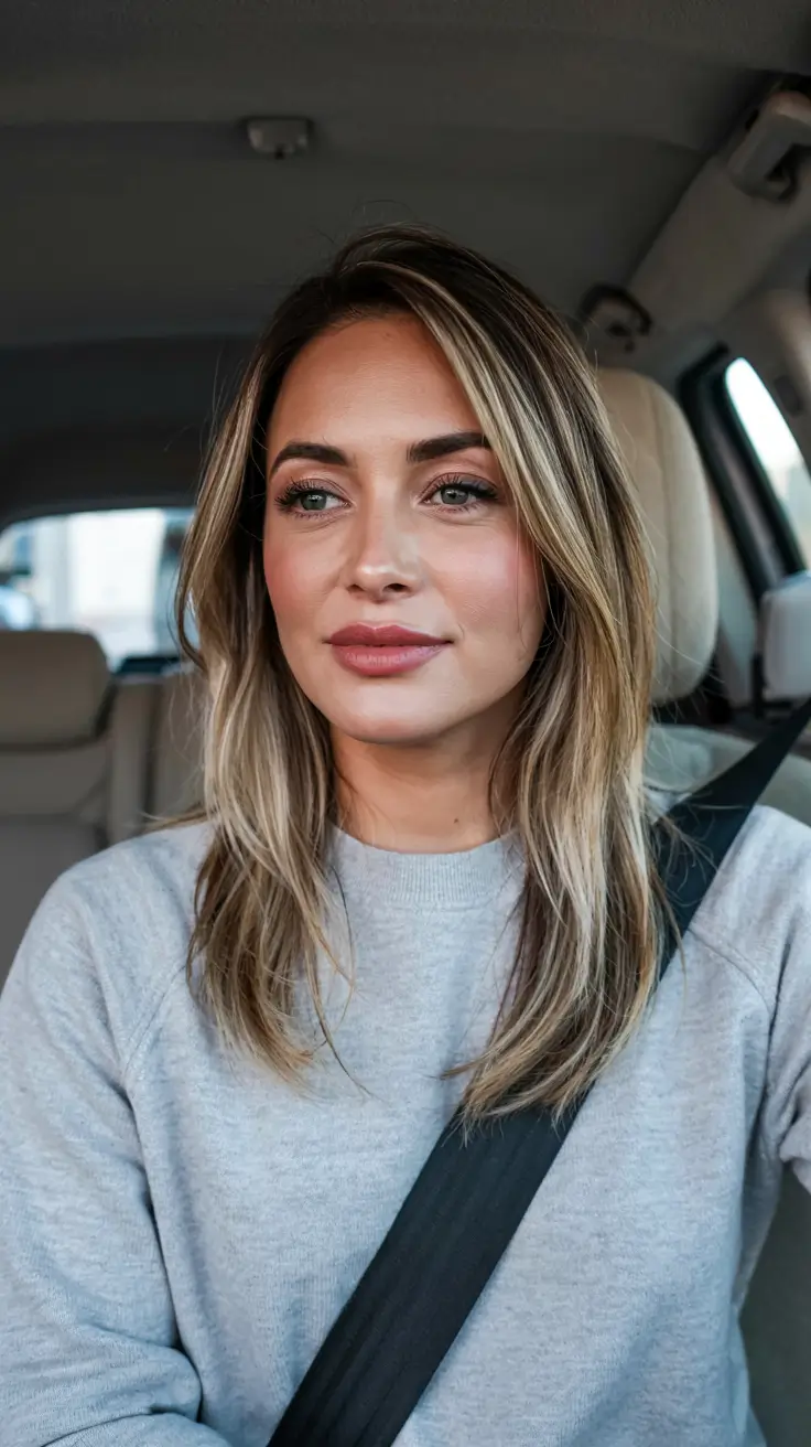 fall hairstyles for women over 50 ideas 2025 Face-Framing Balayage With Natural Brunette Depth