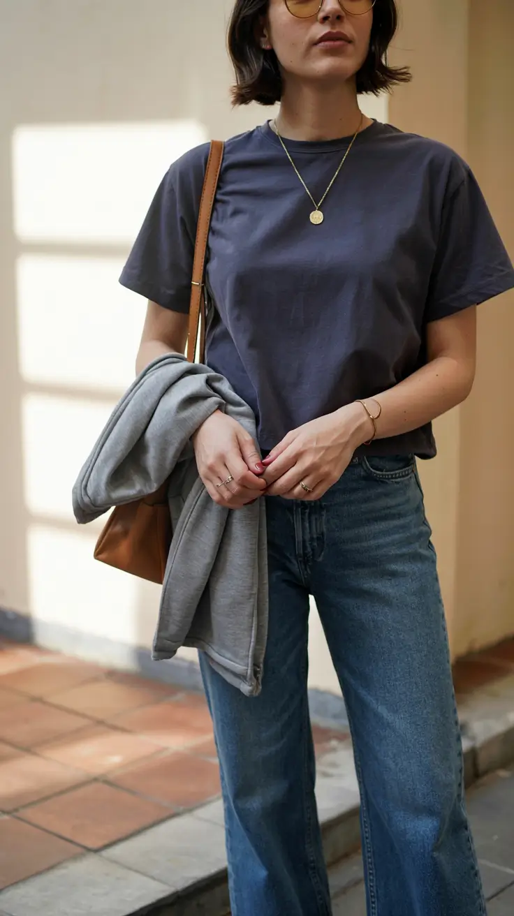 fall outfits for school 2025 Easy Denim Base