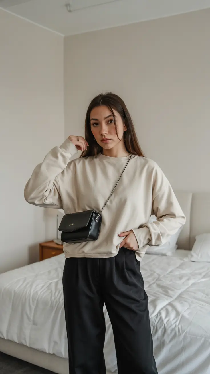 fall outfits for school 2025 Effortless Monochrome