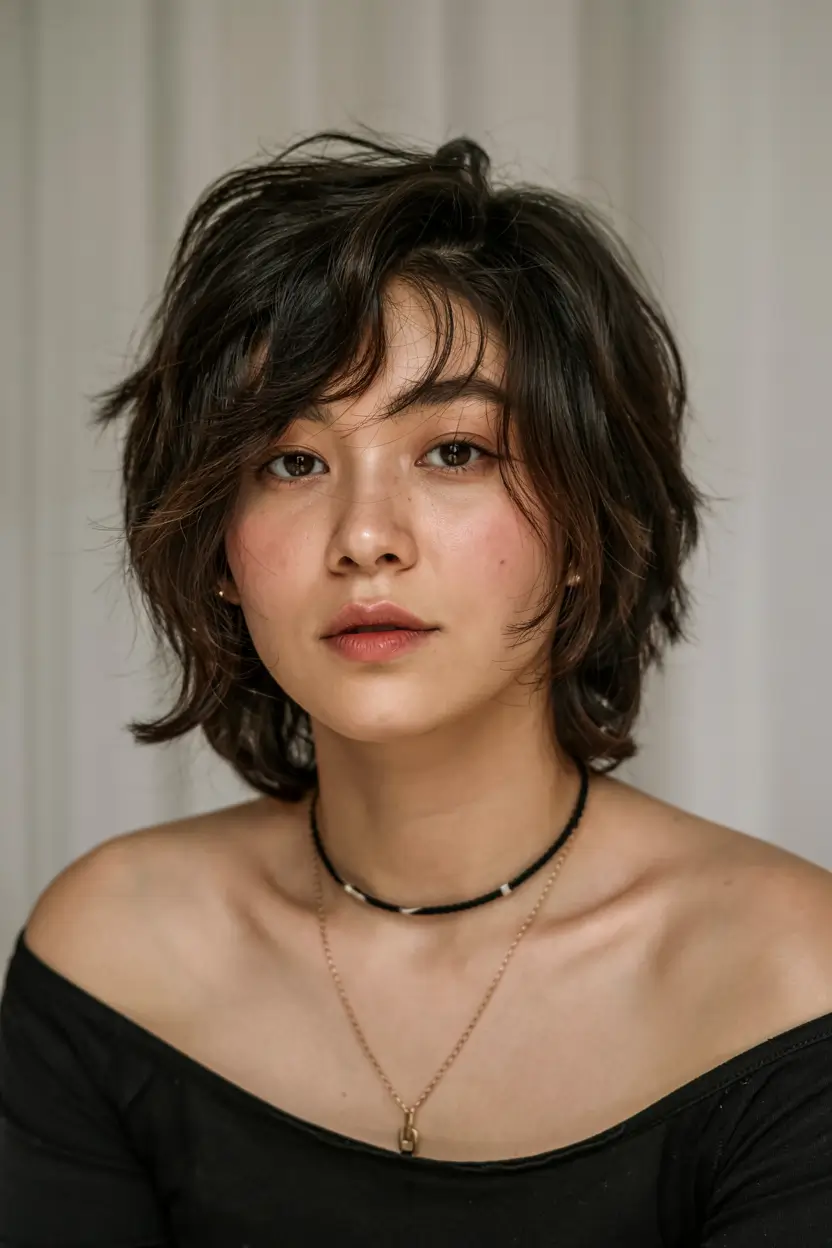 fall shag haircut ideas 2025 Soft Rebel Crop