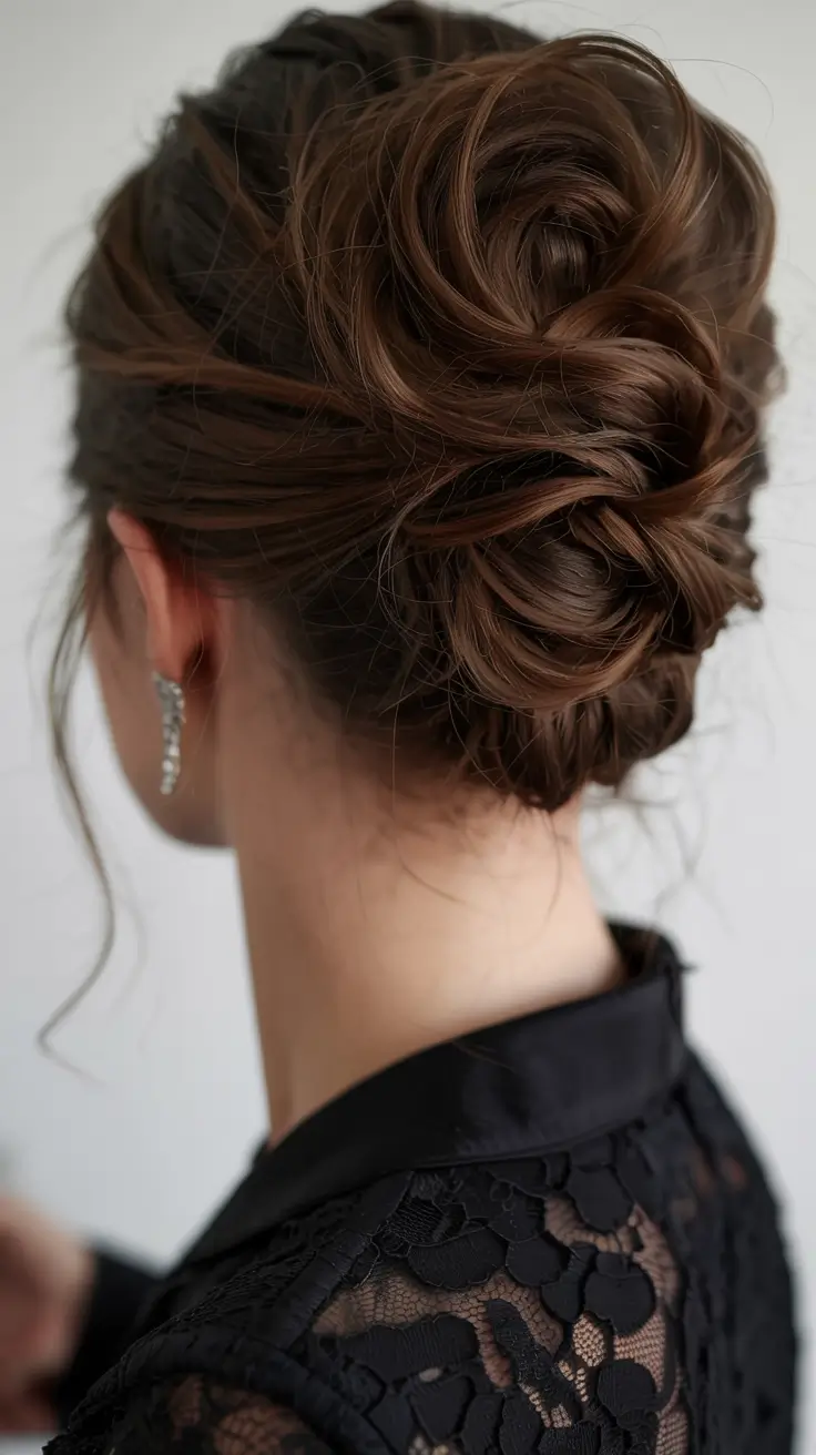fall wedding hairstyles ideas 2025 Classic Elegant Low Bun