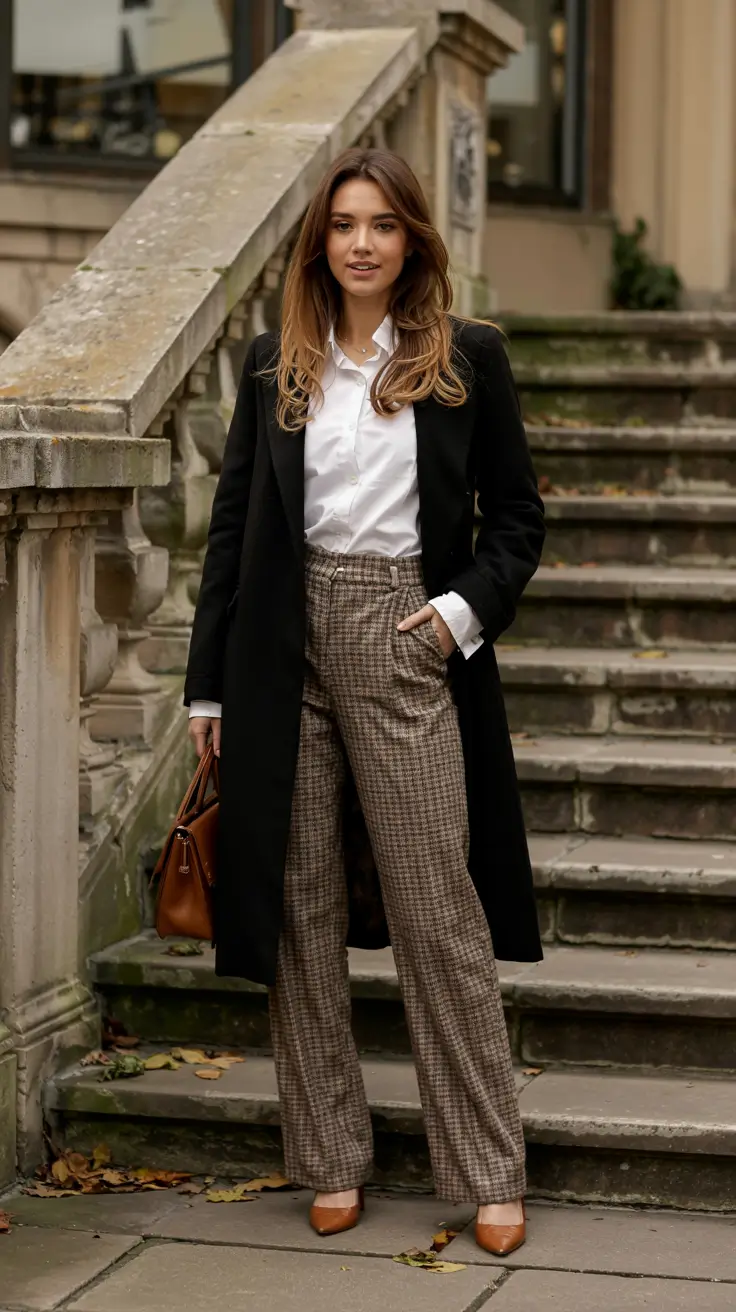 fall winter outfits ideas 2025 Modern Heritage Mix