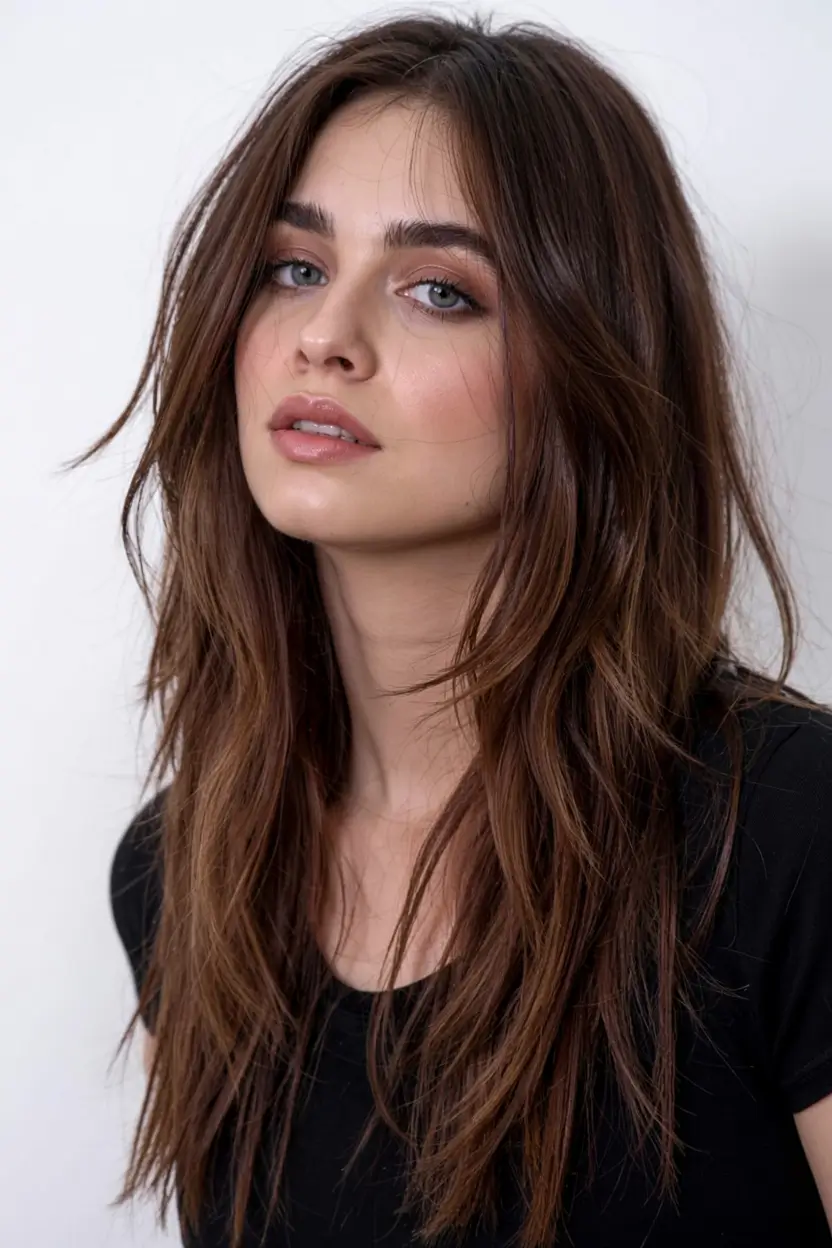 popular fall haircuts ideas 2025 Piecey Layers with Natural Texture