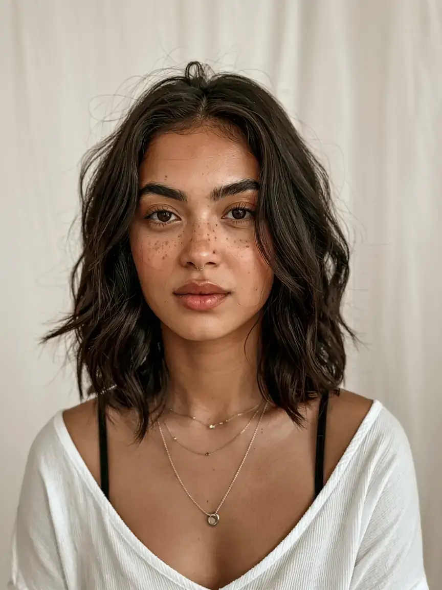 short haircut for fall 2025+Undone Texture with Low-Maintenance Confidence
