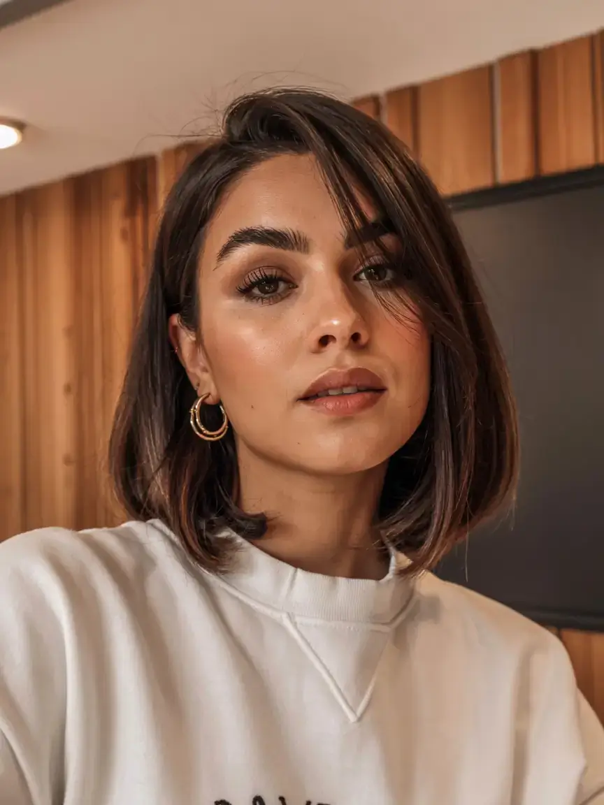 short haircut for fall 2025+The Blowout Bob That Brings It