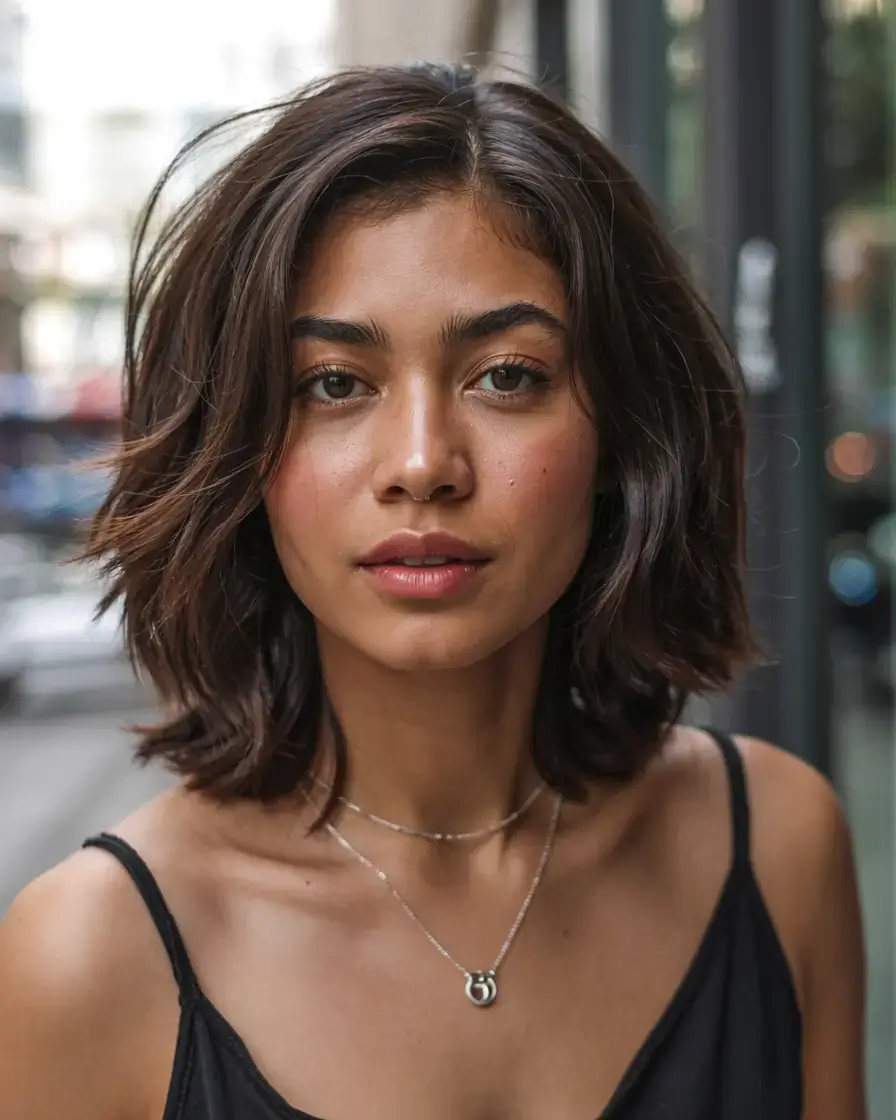 short haircut for fall 2025 Choppy Crop With Attitude