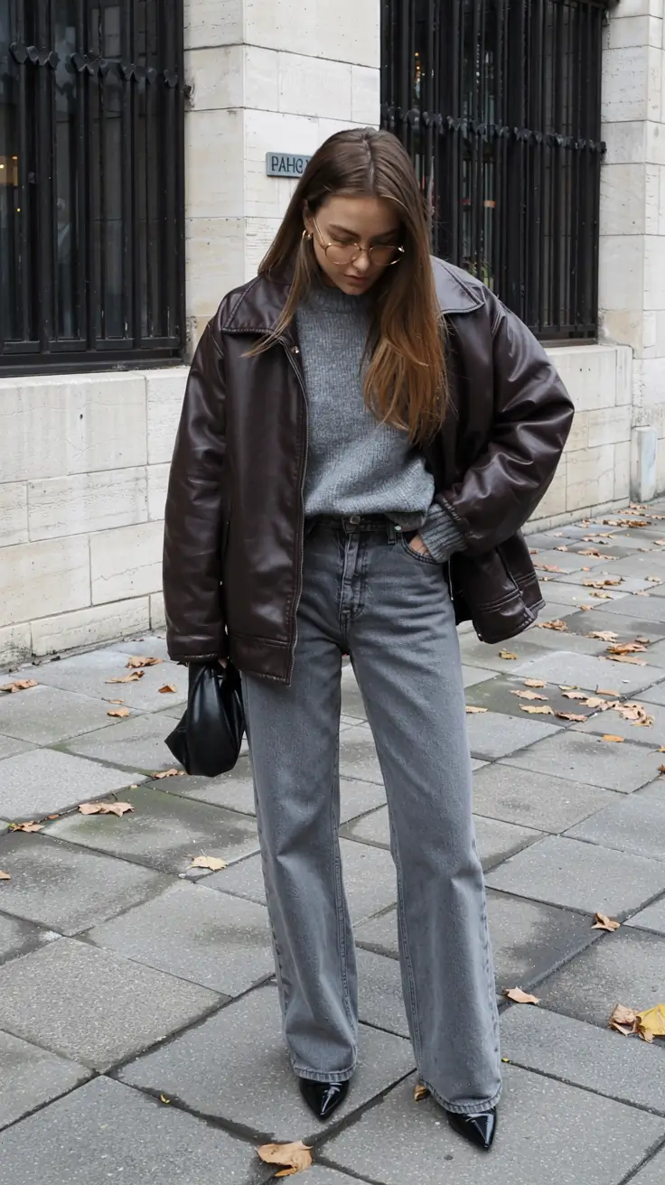 trendy nyc fall outfits - fashion ideas 2025+Modern Monochrome with a Hint of Edge