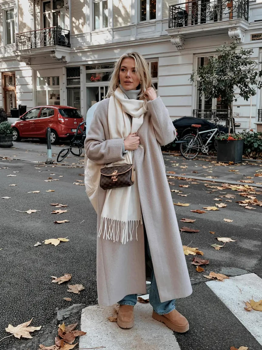 trendy nyc fall outfits - fashion ideas 2025+Soft Cream Layers with Cozy Appeal