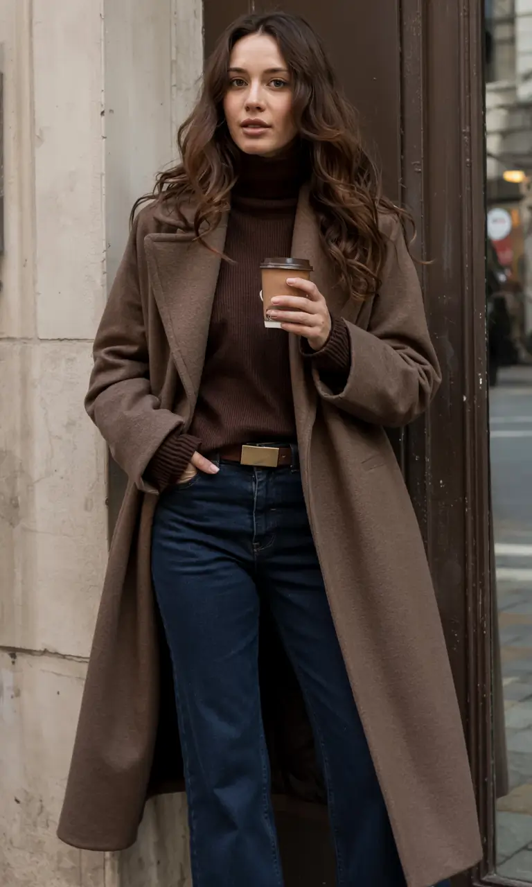 trendy nyc fall outfits - fashion ideas 2025+Coffee Tones with a Warm Vintage Vibe