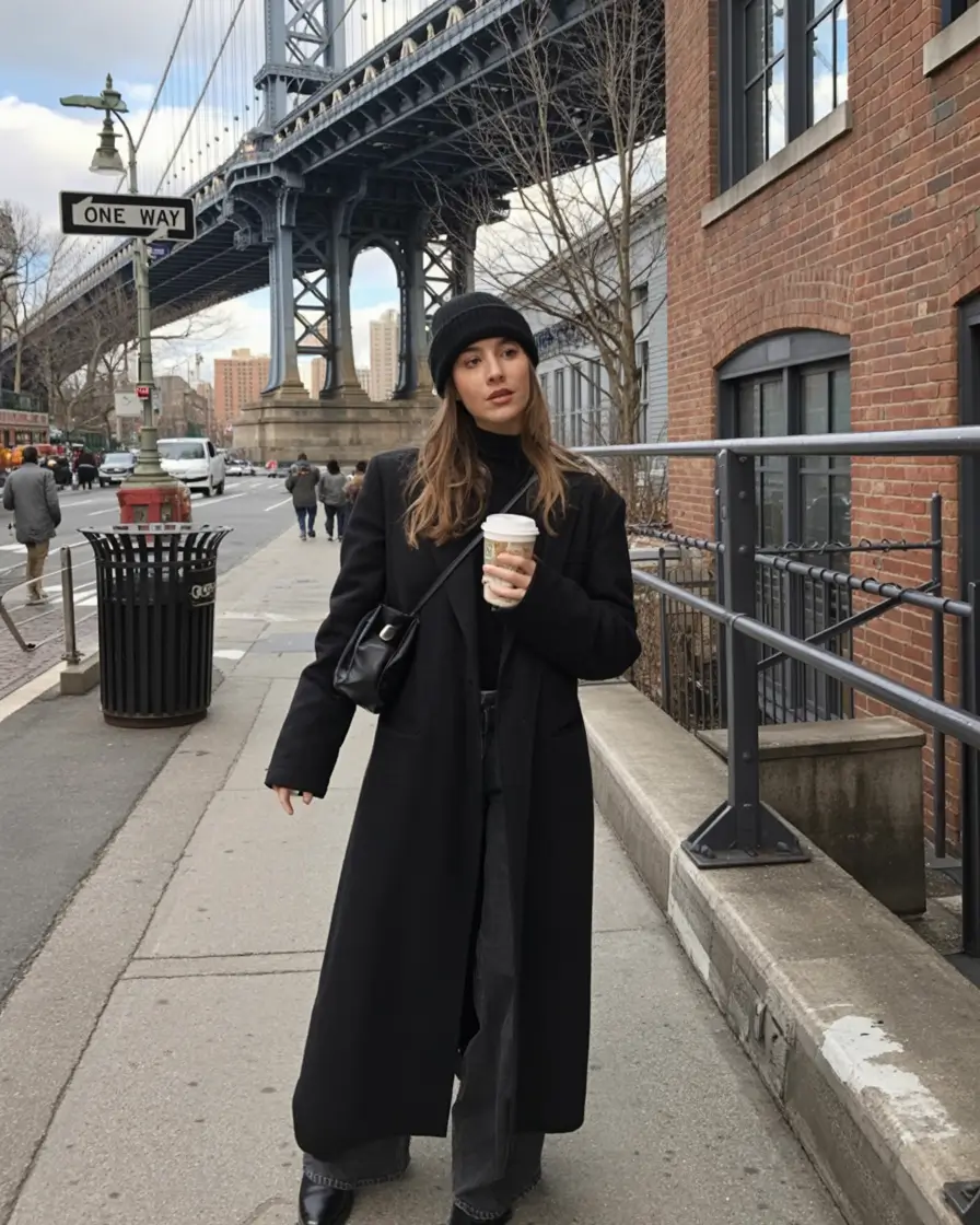 trendy nyc fall outfits - fashion ideas 2025+Brooklyn Classic with a Beanie Twist