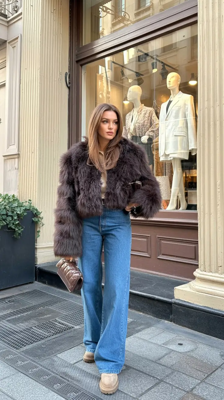 trendy nyc fall outfits - fashion ideas 2025 Denim and Espresso in Motion