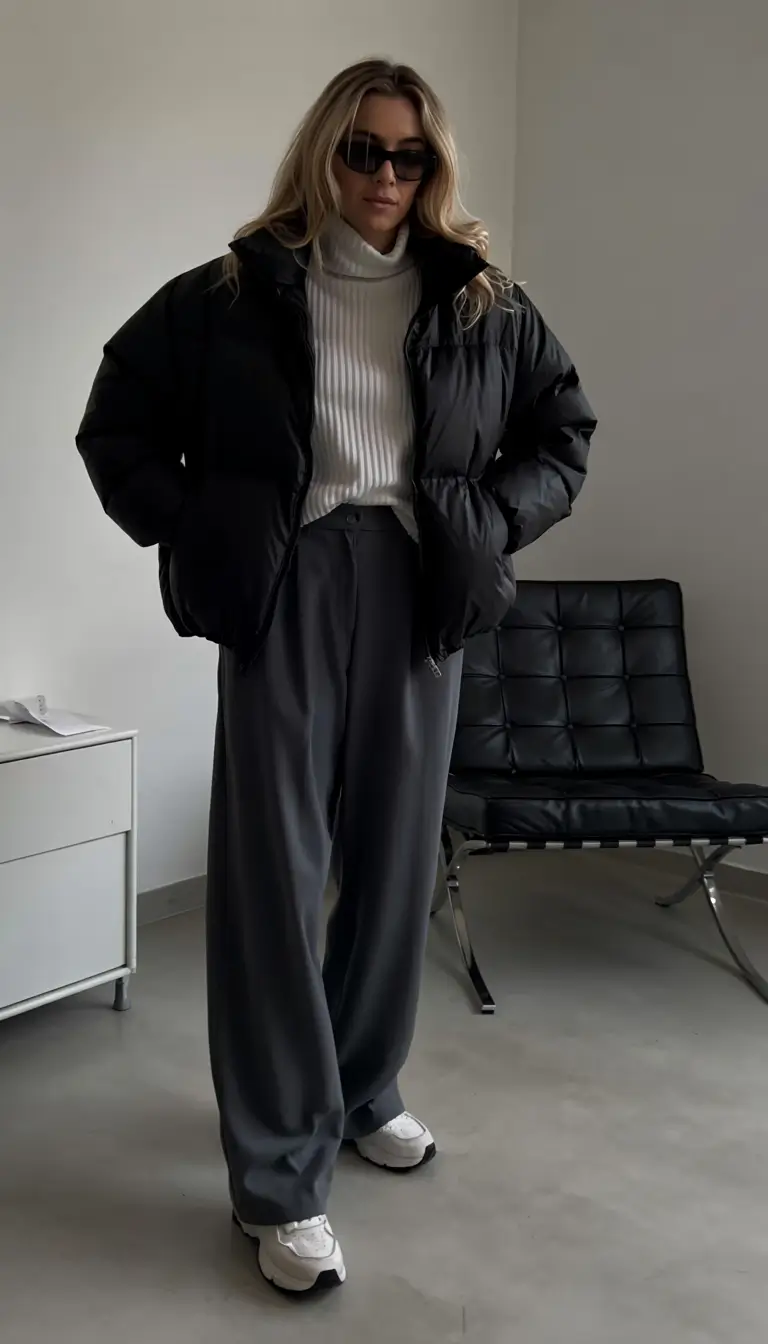 trendy nyc fall outfits - fashion ideas 2025+Minimalist Comfort with a Hint of Drama