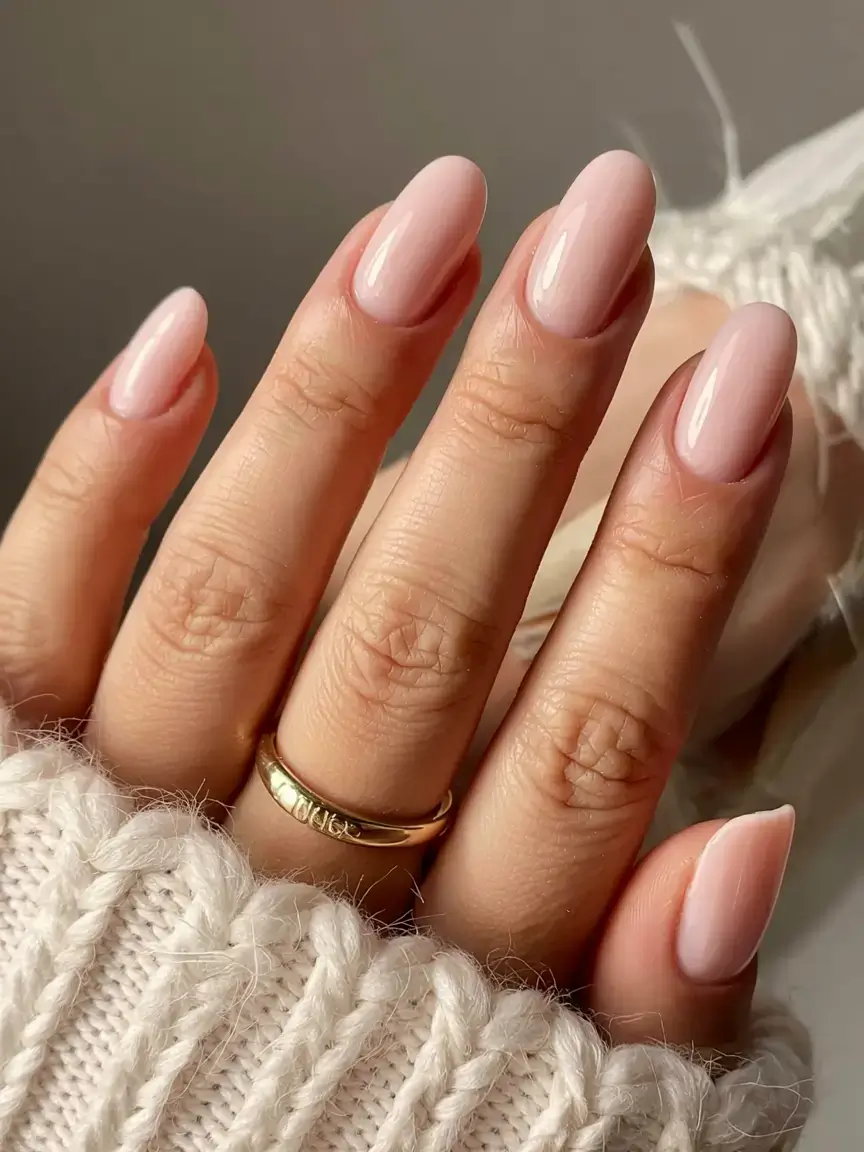 autumn nails color 2025 Blush Cloud