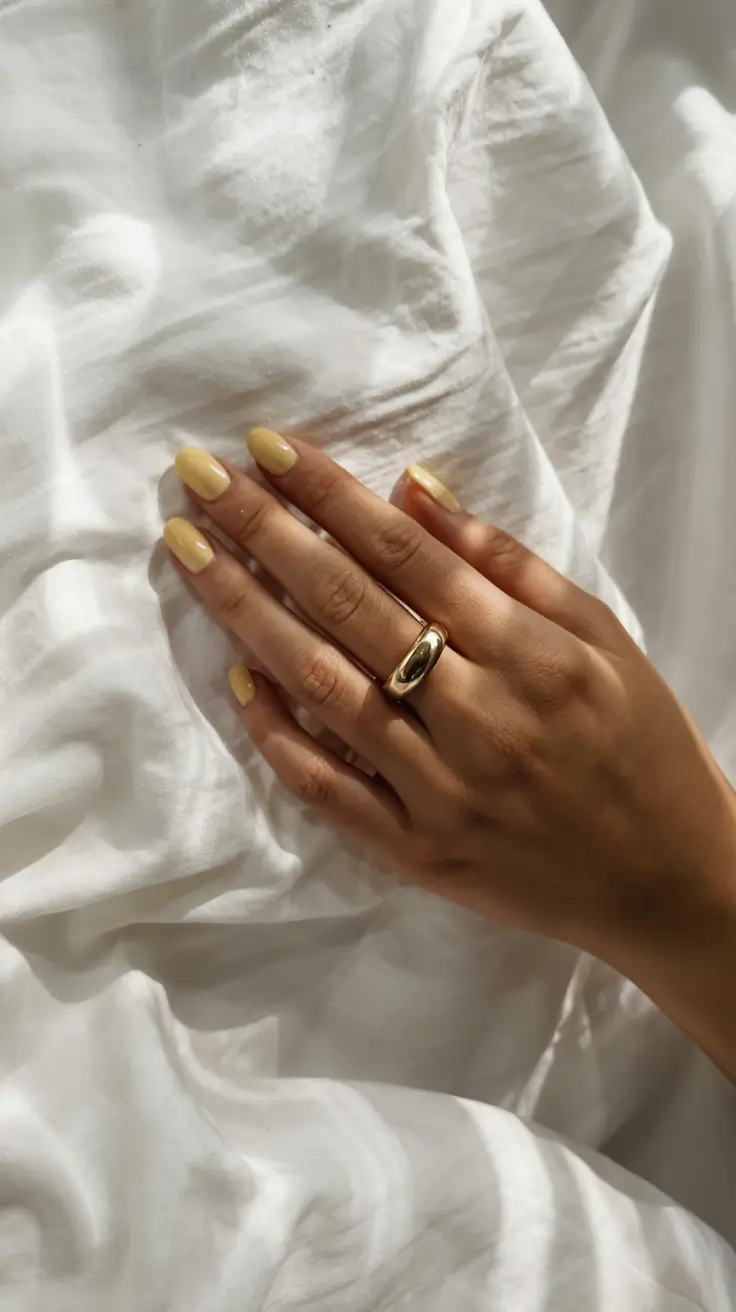 fall almond nails 2025 Warm Buttercream Almonds