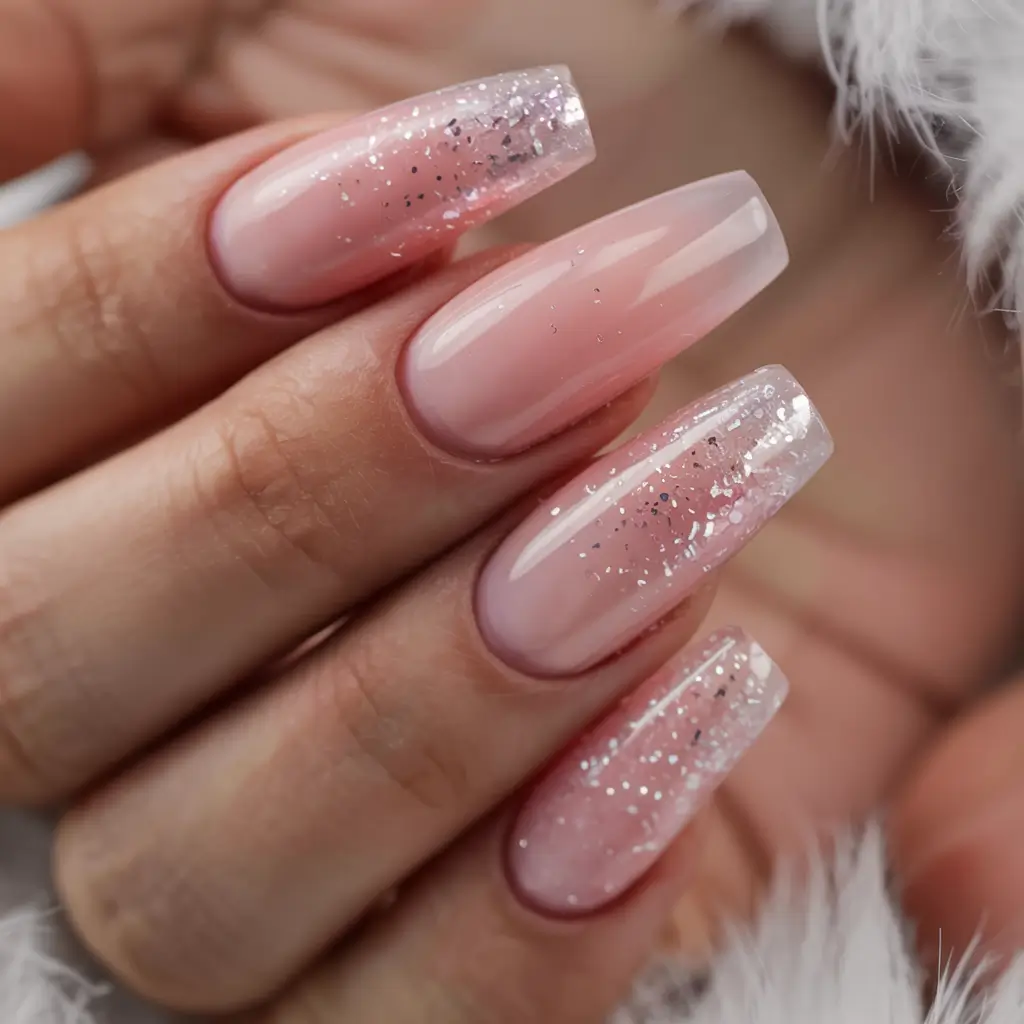 fall coffin nail ideas 2025 Frosted Sugar Glaze