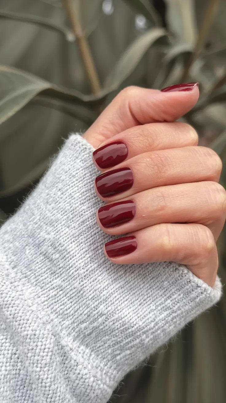 fall colors for nails 2025 Velvet Bordeaux