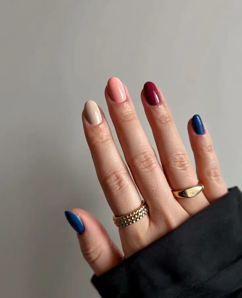 fall manicure 2025 Playful Autumn Spectrum