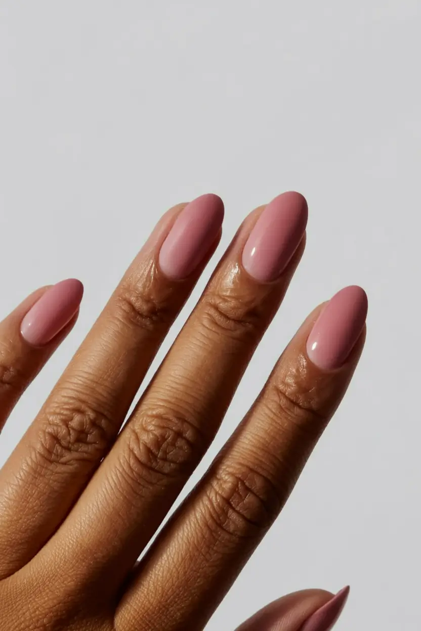 fall nail colors for fair skin 2025 Soft Rose Petal