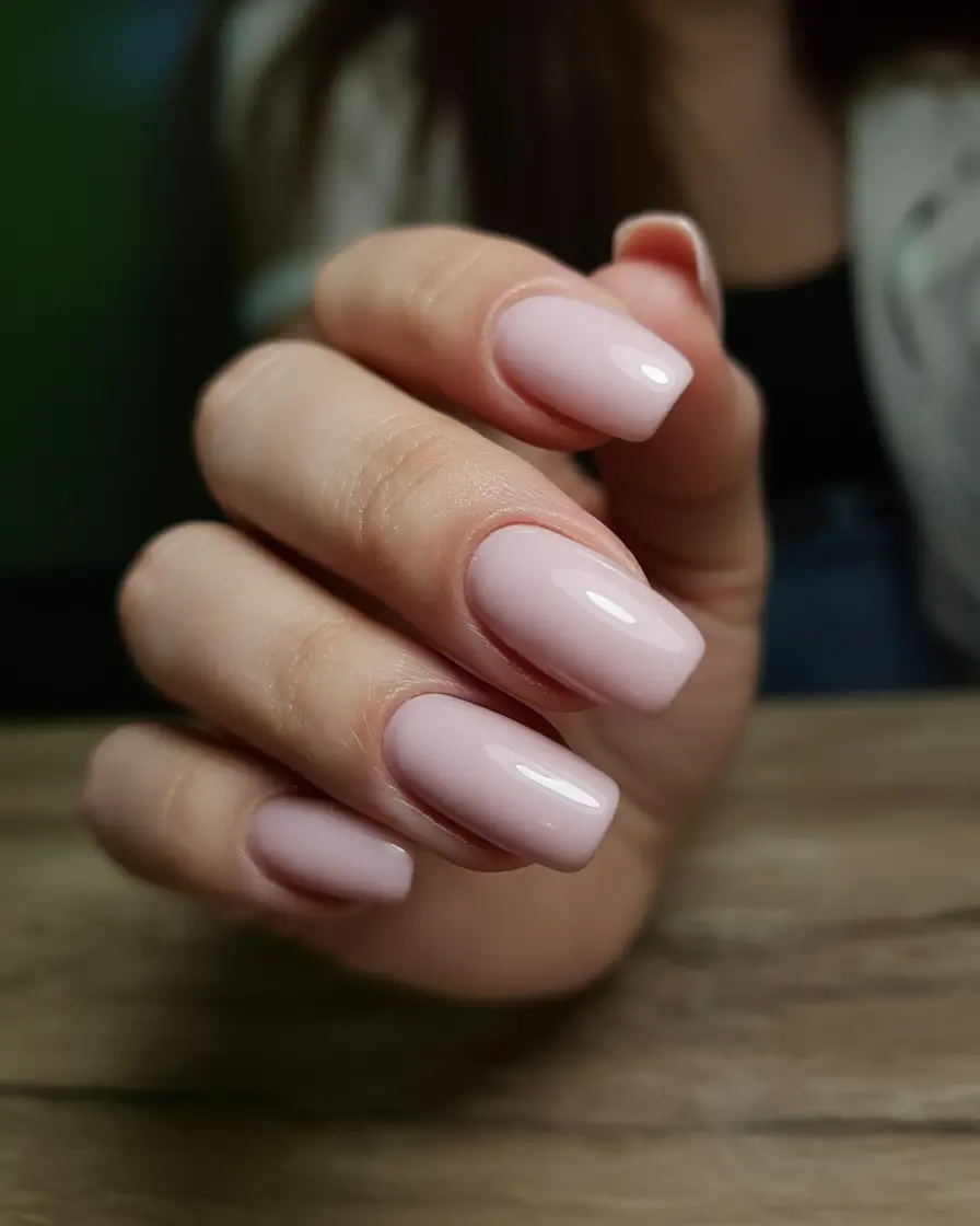 fall nail colors for fair skin 2025 Blush Cloud Square