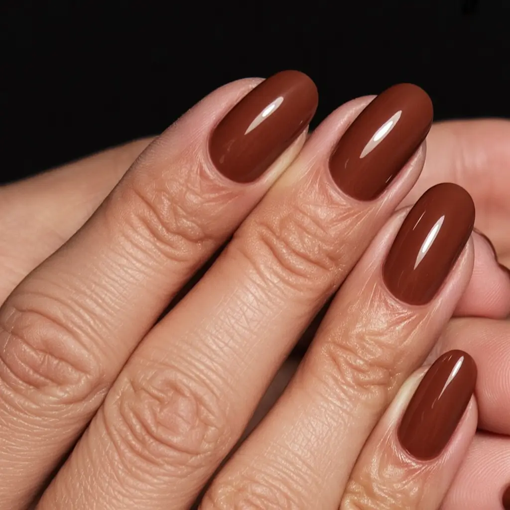fall nail colors for fair skin 2025 Mocha-Cream Perfection